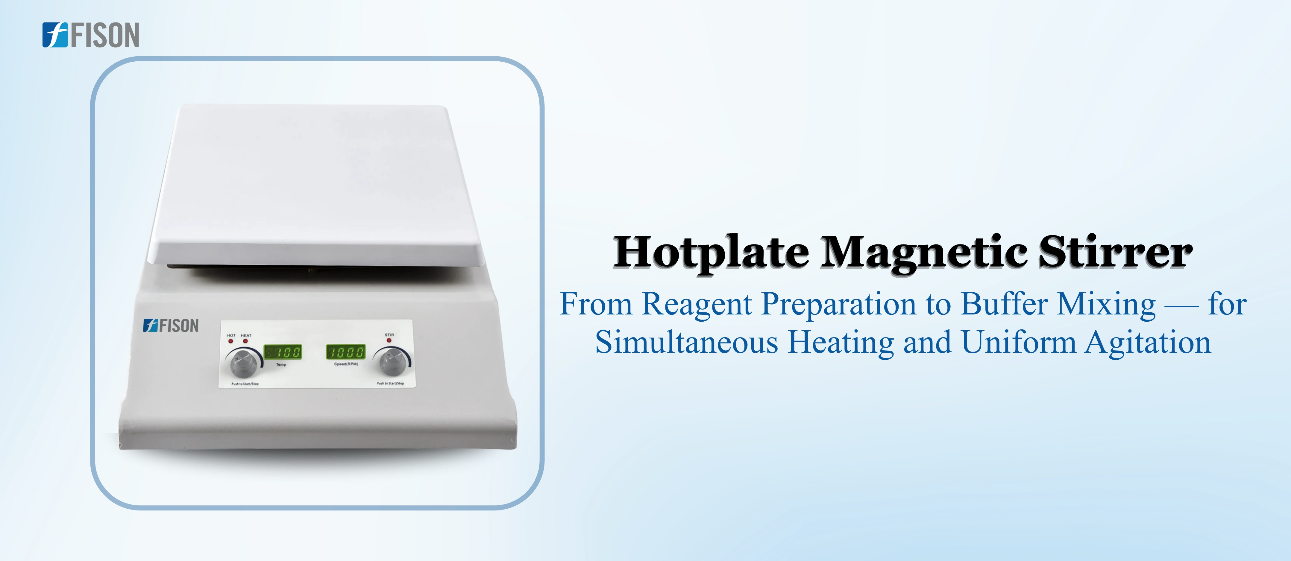 From Reagent Preparation to Buffer Mixing Hotplate Magnetic Stirrer for Simultaneous Heating Blog