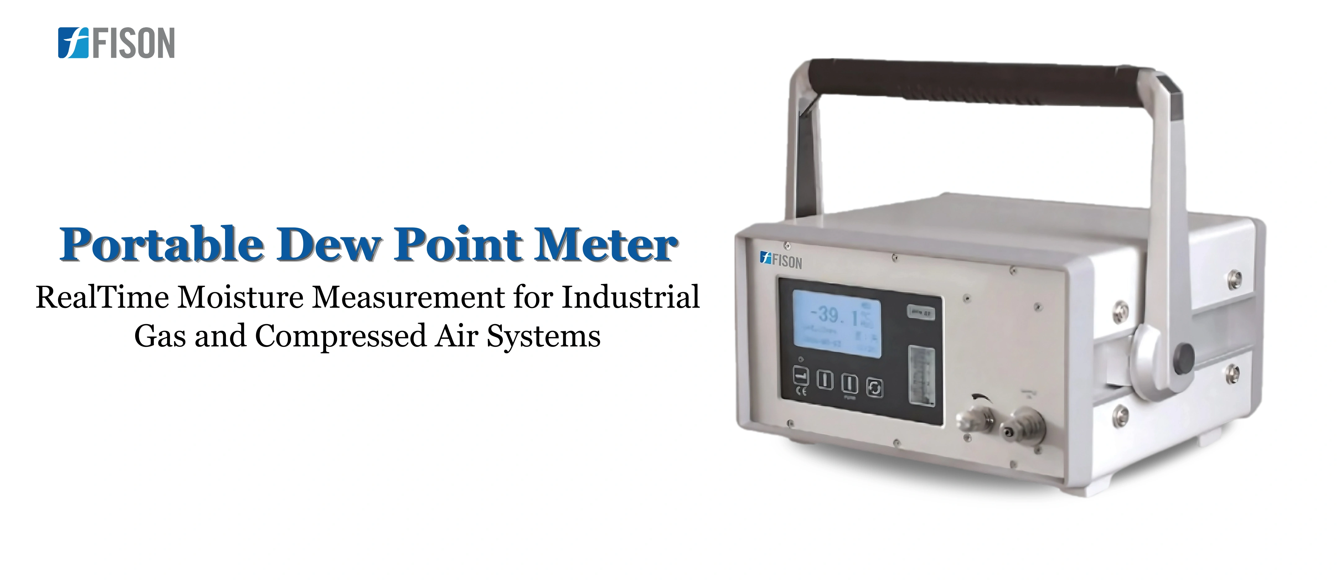 Portable Dew Point Meter Real Time Moisture Measurement for Industrial Gas and Compressed Air System