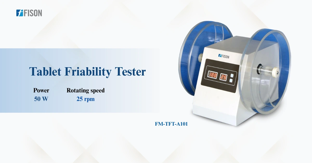 Tablet Friability Tester FM TFT A101A Practical Guide to Tablet Friability Testing Standards Setup