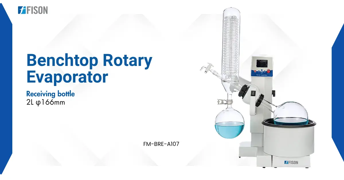 Benchtop Rotary Evaporator High Precision Solvent Evaporation Distillation Crystallization
