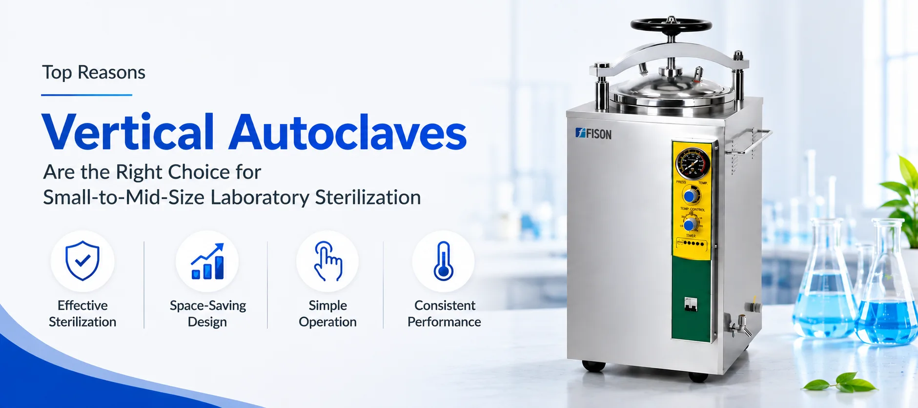 Top Reasons Vertical Autoclaves Are the Smart Choice for Small to Mid Size Laboratory Sterilization