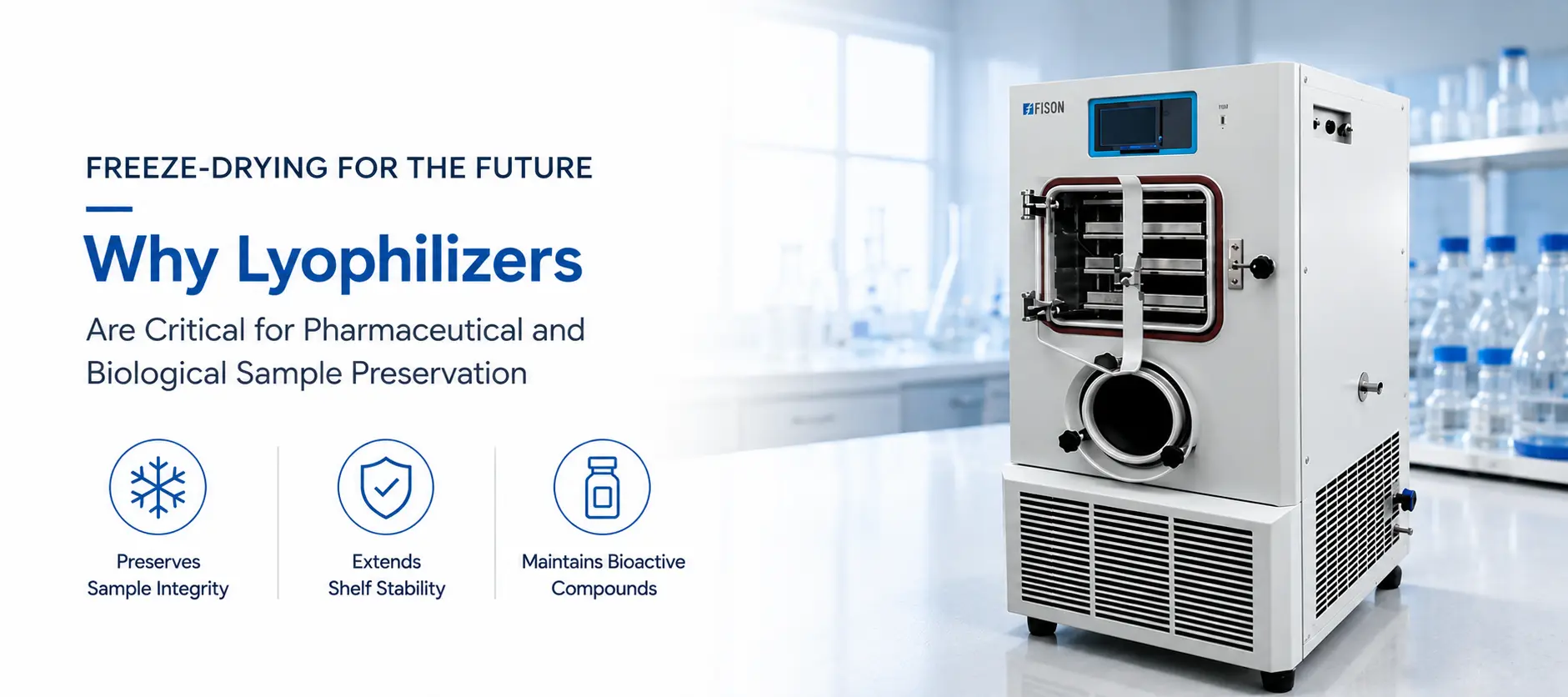 Freeze Drying for the Future  Why Lyophilizers Are Critical for Pharmaceutical and Biological Sample