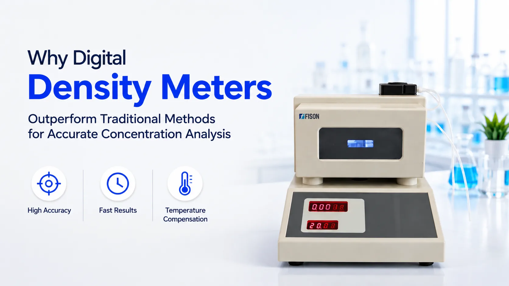 Why Digital Density Meters Outperform Traditional Methods for Accurate Concentration Analysis