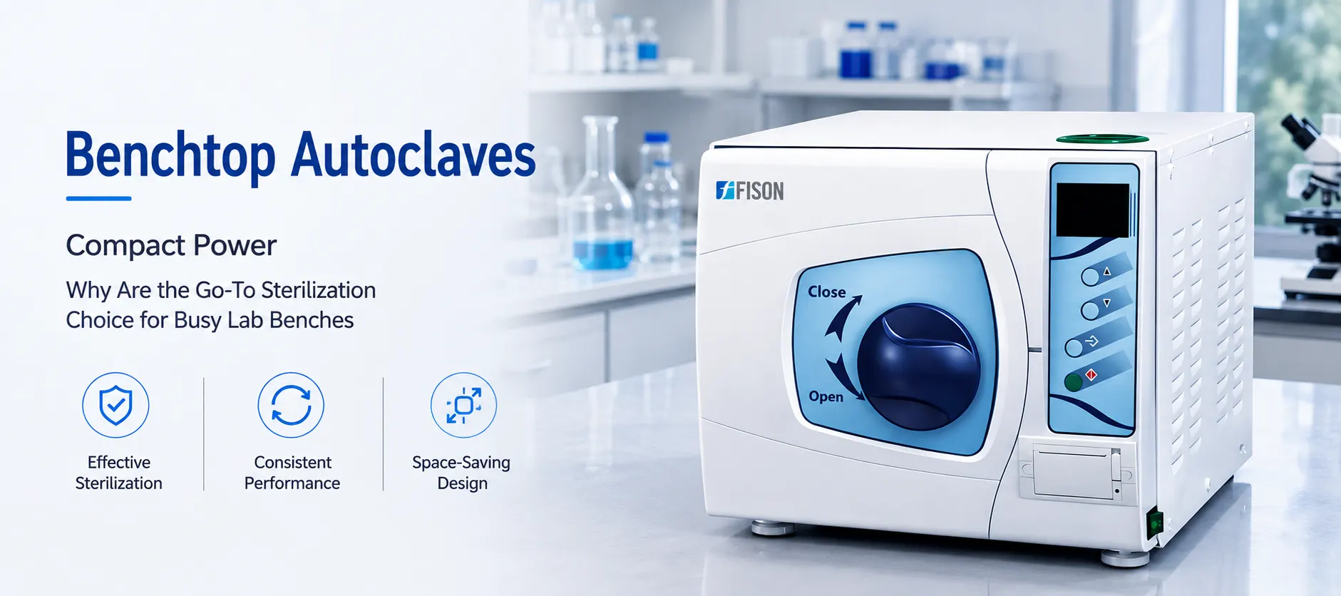 Compact Power Why Benchtop Autoclaves Are the Go To Sterilization Choice for Busy Lab Benches